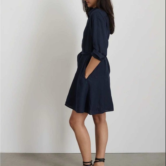 Alex Mill Lili Shirt Dress in Linen - Picture 9 of 9